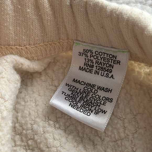 Aviator Nation Mill Valley, CA sweatpants Vintage white Size L - Picture 6 of 16